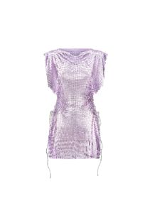 Bamm Bamm Mini Dress Lavender AW22 sold by Poster Girl
