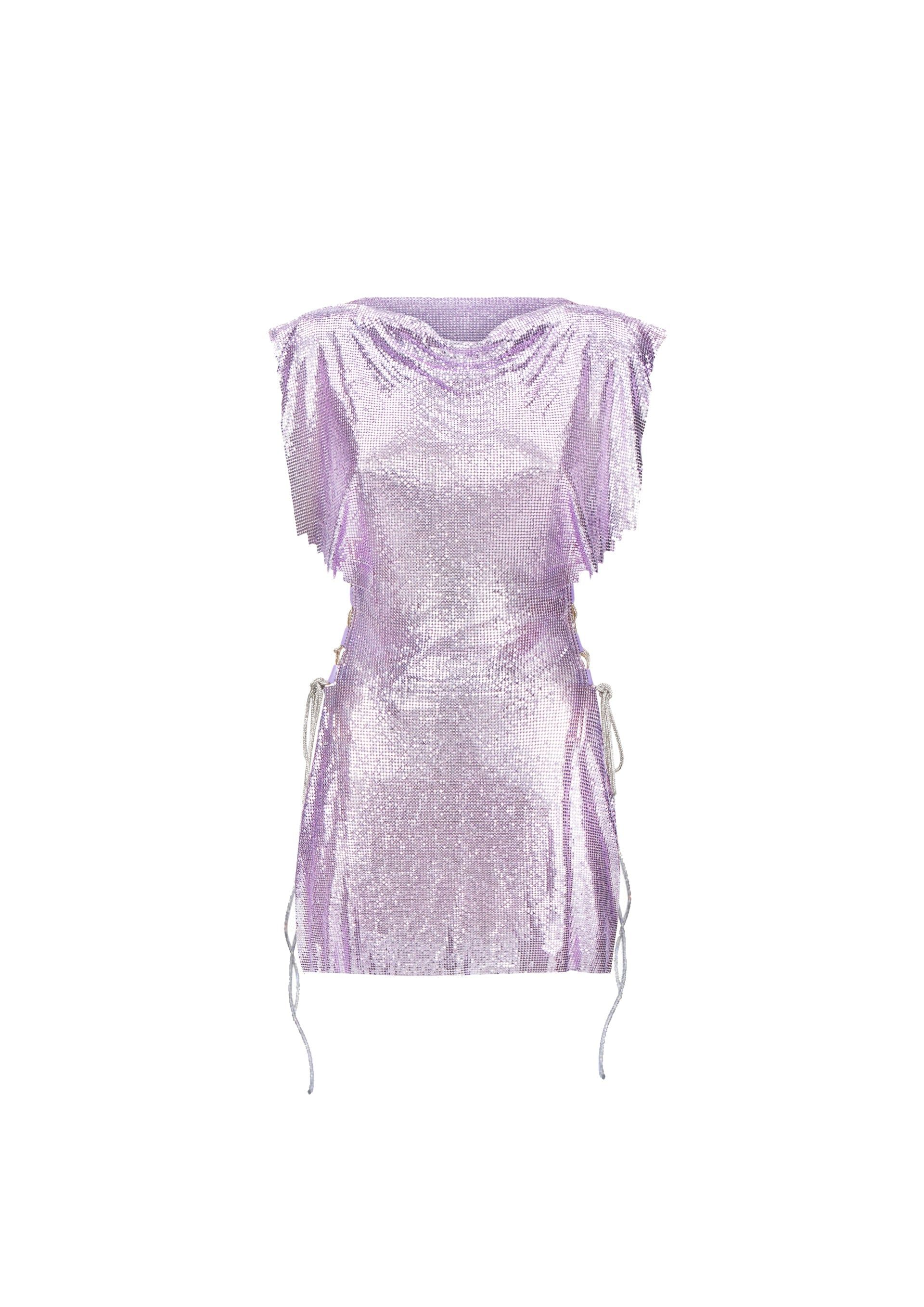Bamm Bamm Mini Dress Lavender AW22 sold by Poster Girl product image thumbnail 4