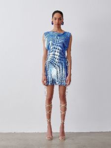 Bamm Bamm Mini Dress Lavender AW22 sold by Poster Girl
