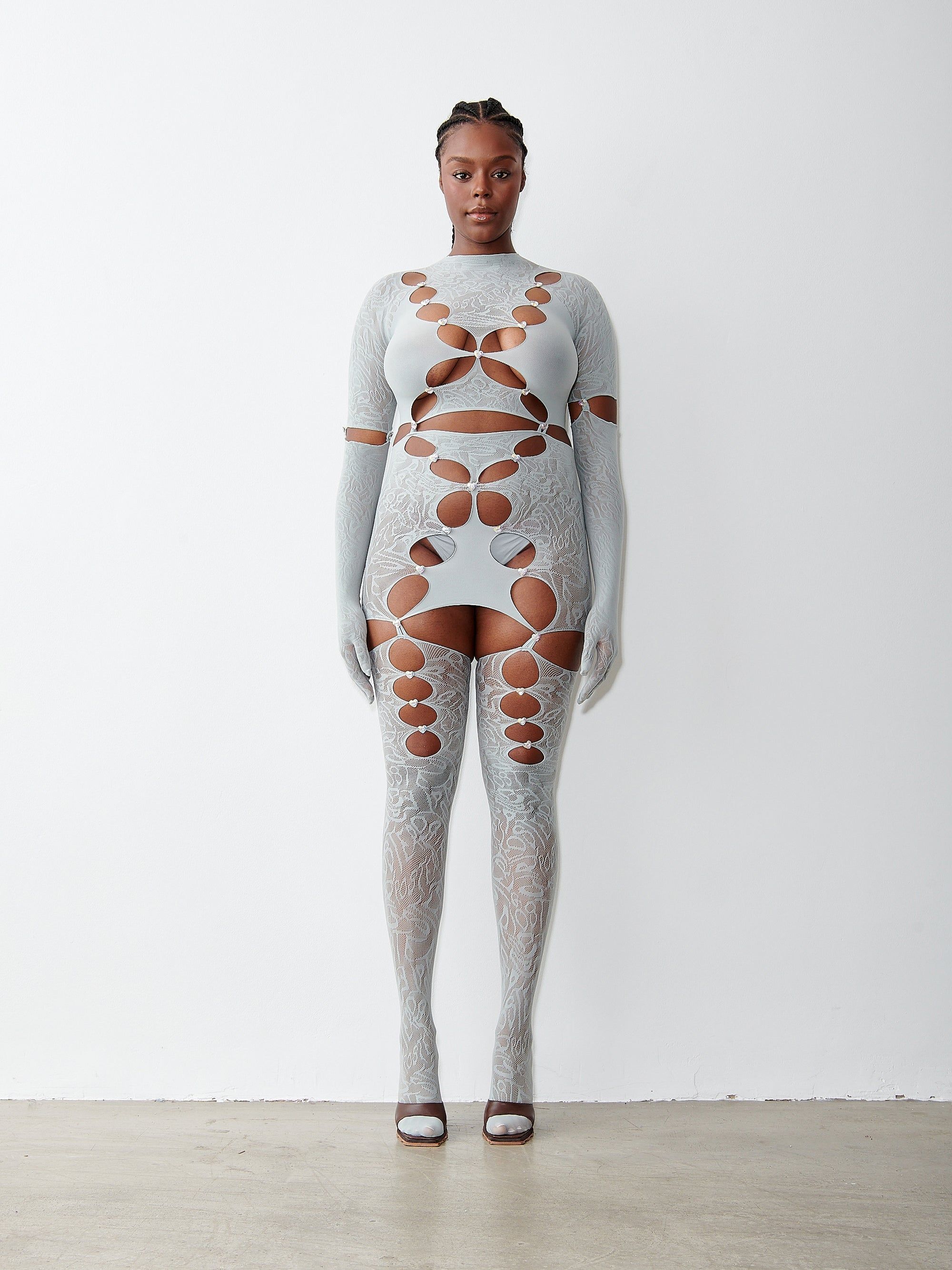 Taylor Jumpsuit Smoke Grey sold by Poster Girl product image thumbnail 2