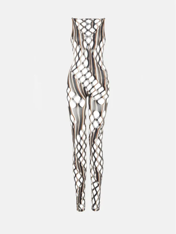 Reef Jumpsuit Oyster Stripe sold by Poster Girl