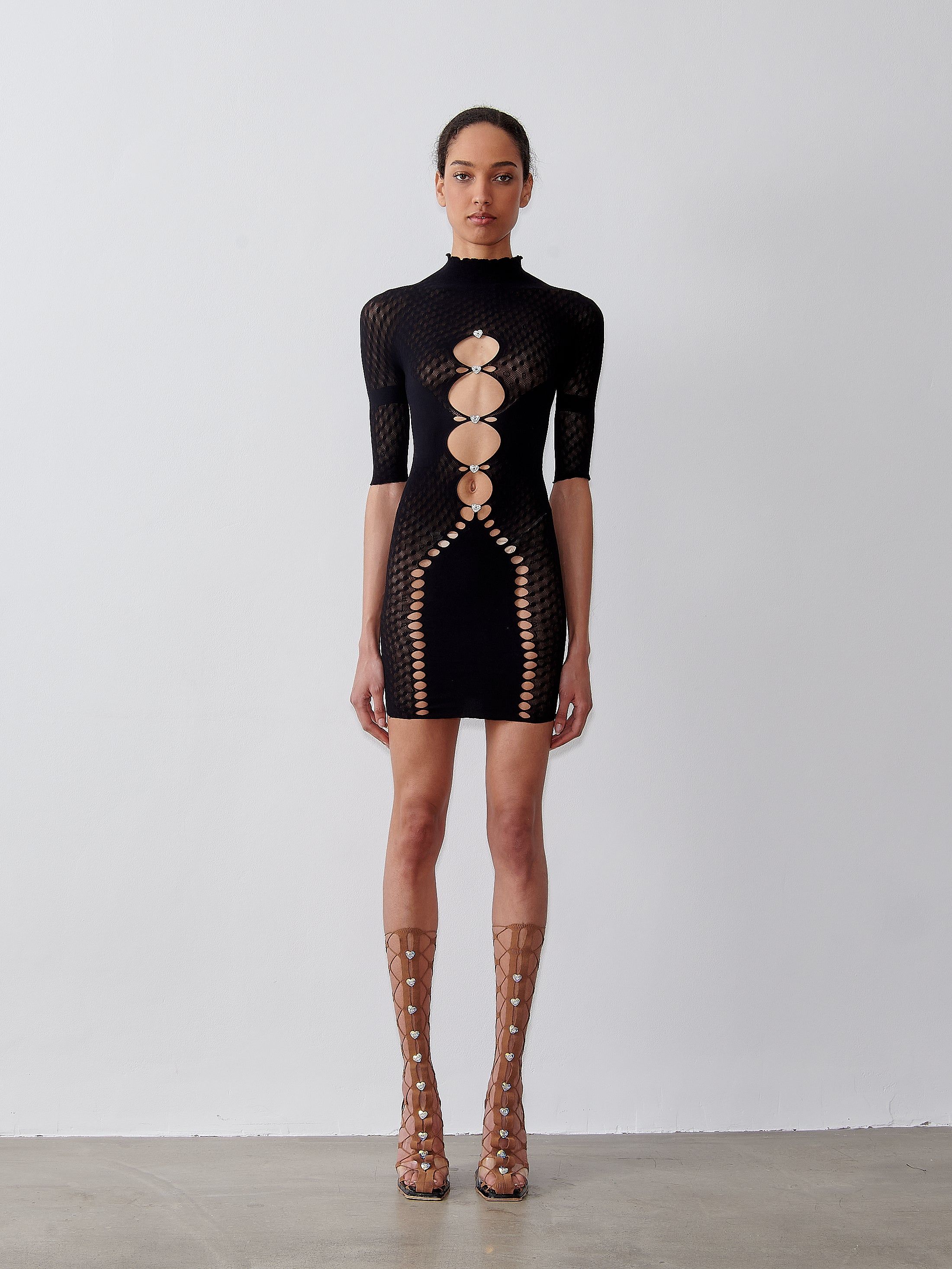 Pandora Dress in Jet Black sold by Poster Girl product image thumbnail 2