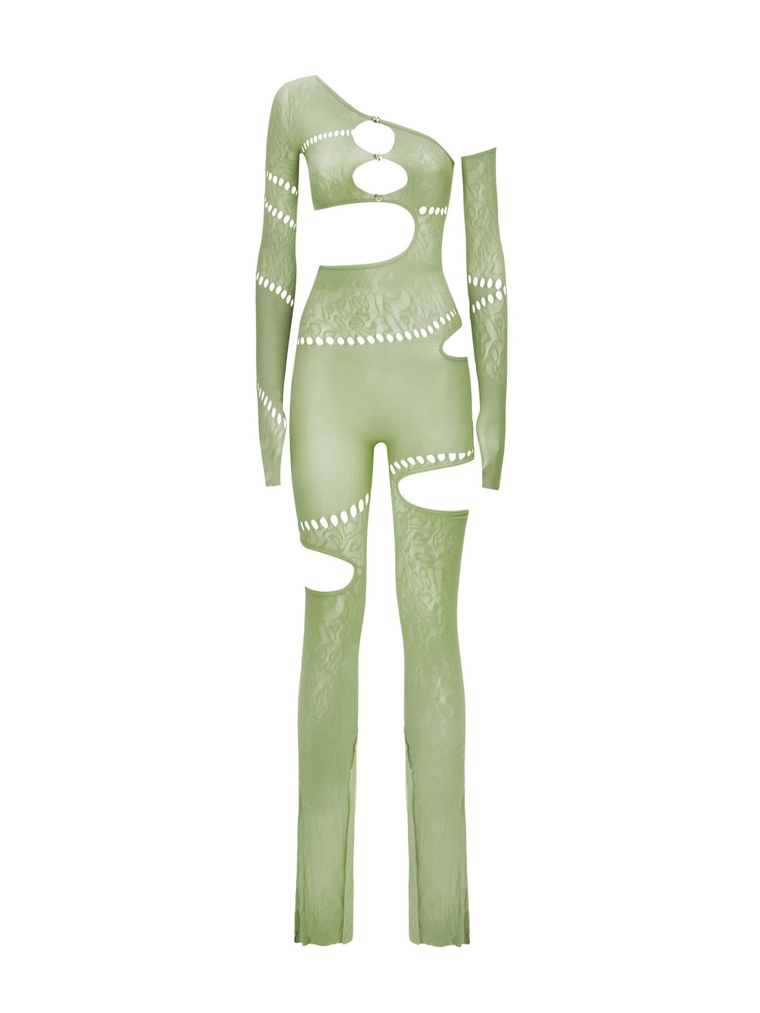 Jinx Jumpsuit Sativa Green sold by Poster Girl