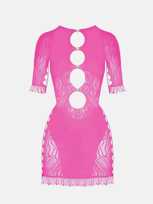 Miranda Dress in Fuchsia sold by Poster Girl
