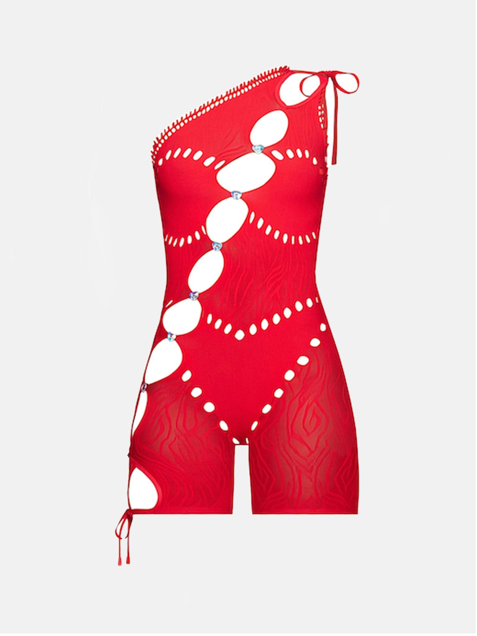 Cleo Playsuit Gazpacho sold by Poster Girl