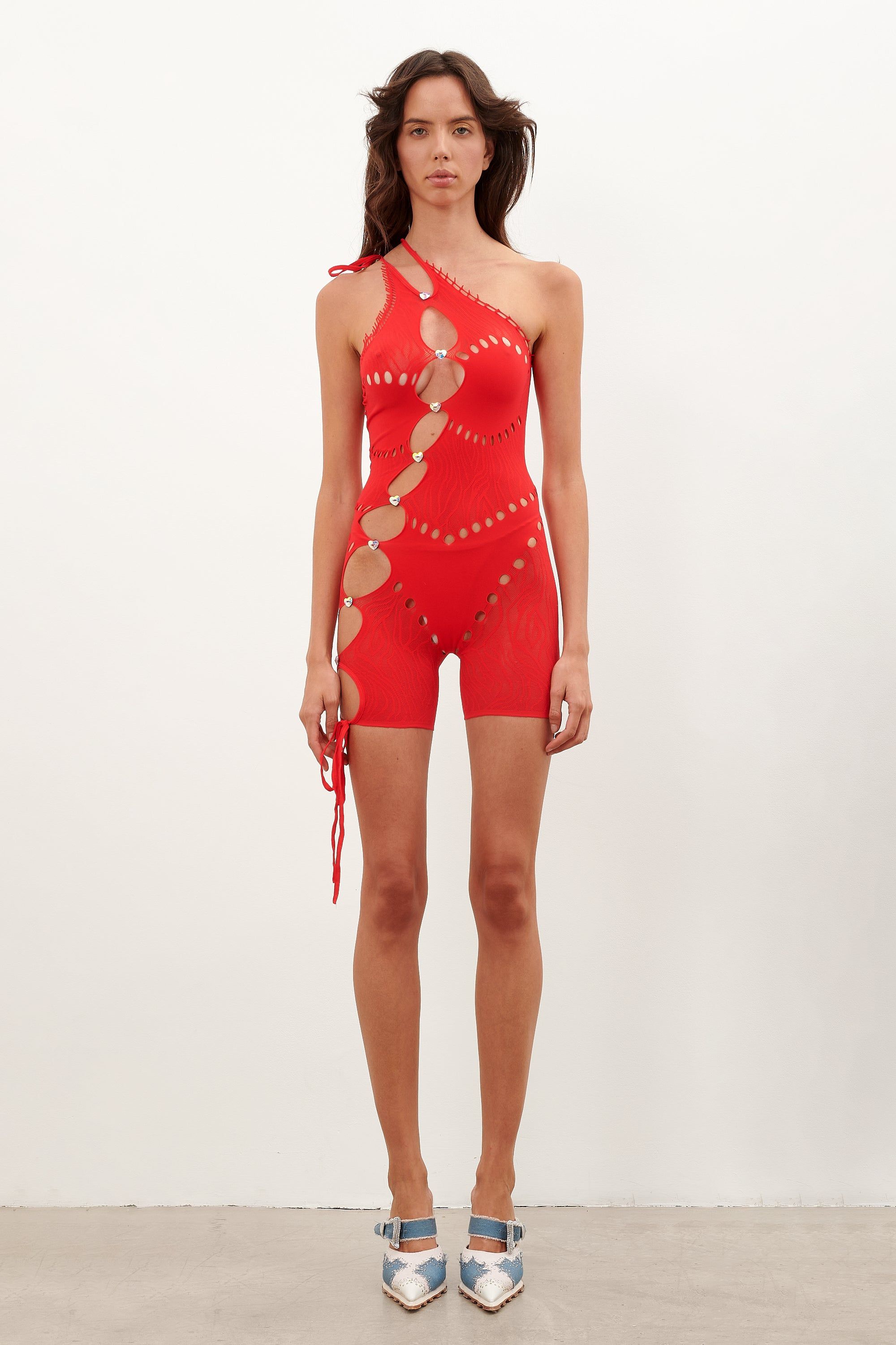 Cleo Playsuit Gazpacho sold by Poster Girl product image thumbnail 2