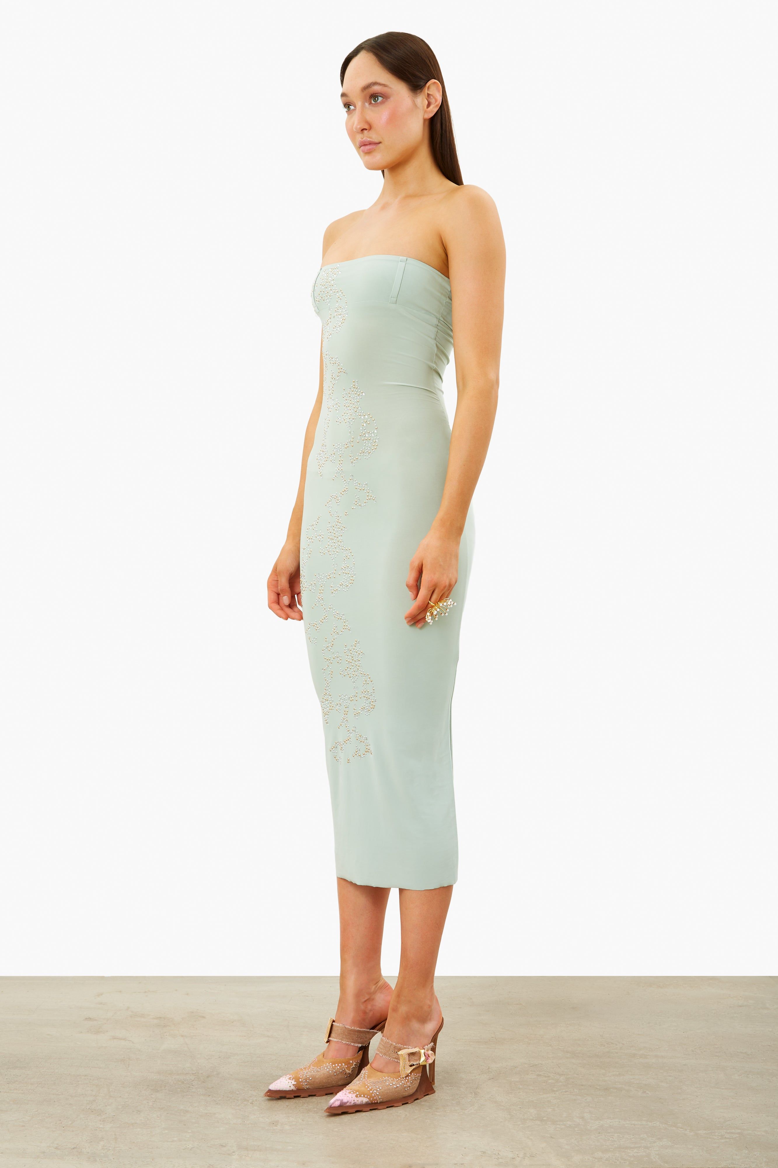 Zahara Dress Adventurine sold by Poster Girl product image thumbnail 5