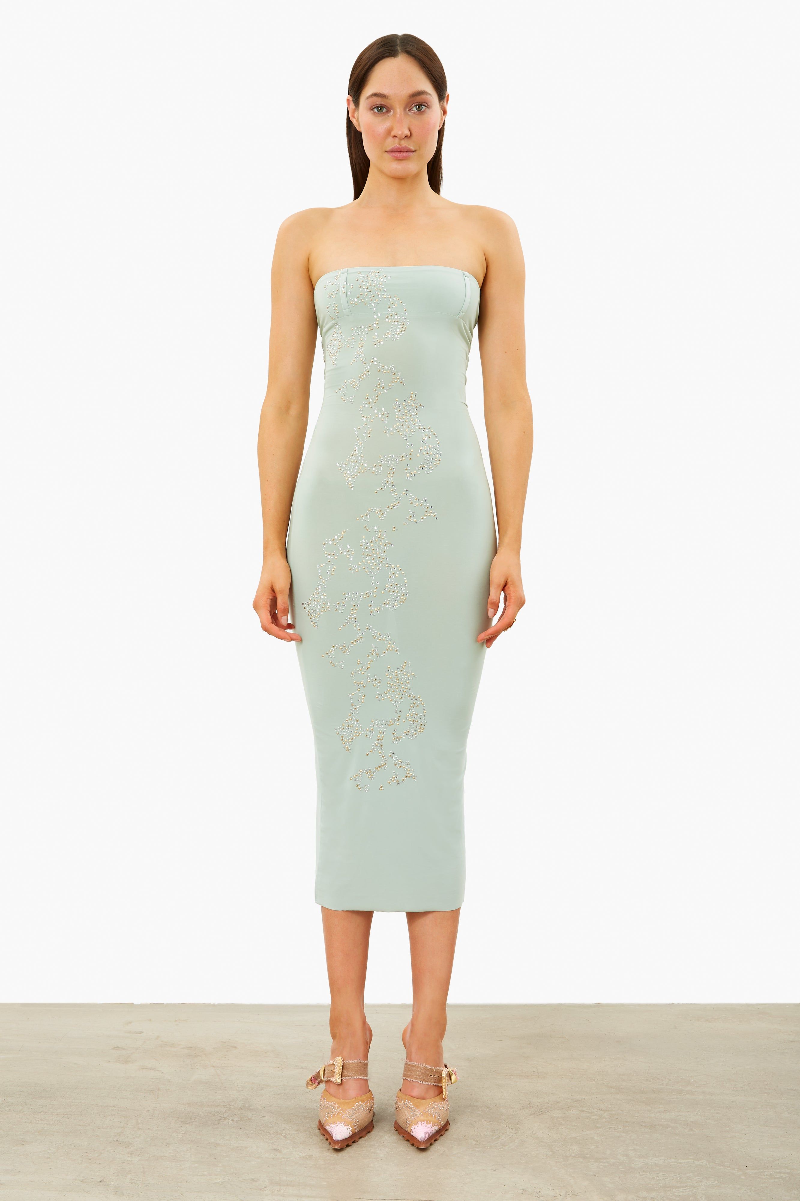 Zahara Dress Adventurine sold by Poster Girl product image thumbnail 2