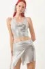 Bambi Top Chrome Silver sold by Poster Girl