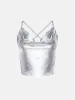 Bambi Top Chrome Silver sold by Poster Girl