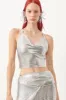 Bambi Top Chrome Silver sold by Poster Girl