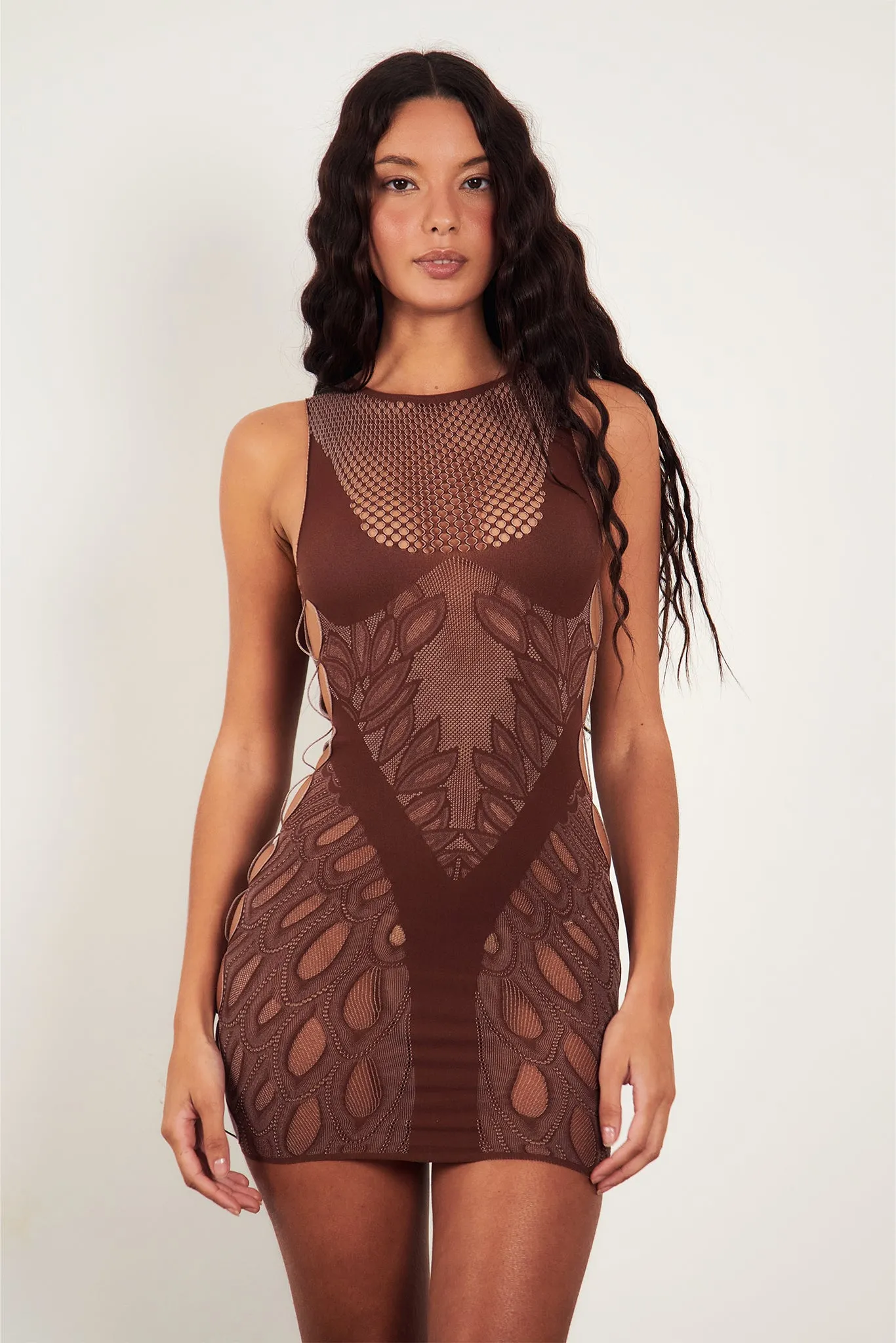 Juliet Dress Old Money Brown sold by Poster Girl product image thumbnail 3