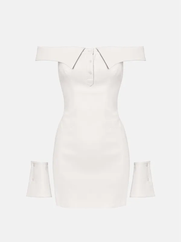 Blake Dress Virgin White sold by Poster Girl