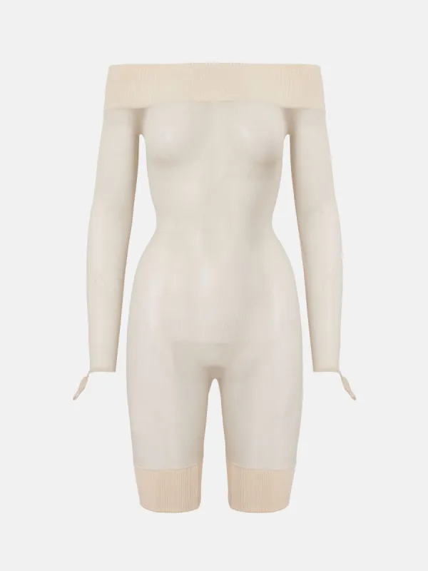 Rum Playsuit Oyster sold by Poster Girl