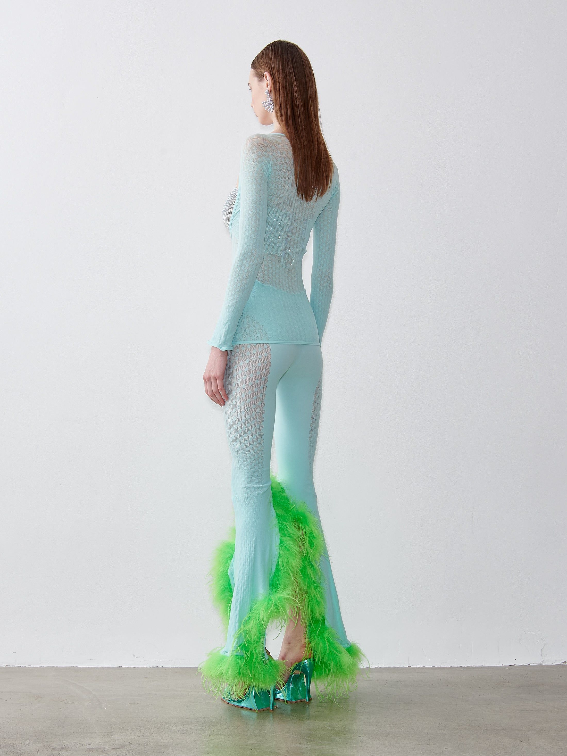 Livia Top Soft Turquoise sold by Poster Girl product image thumbnail 3