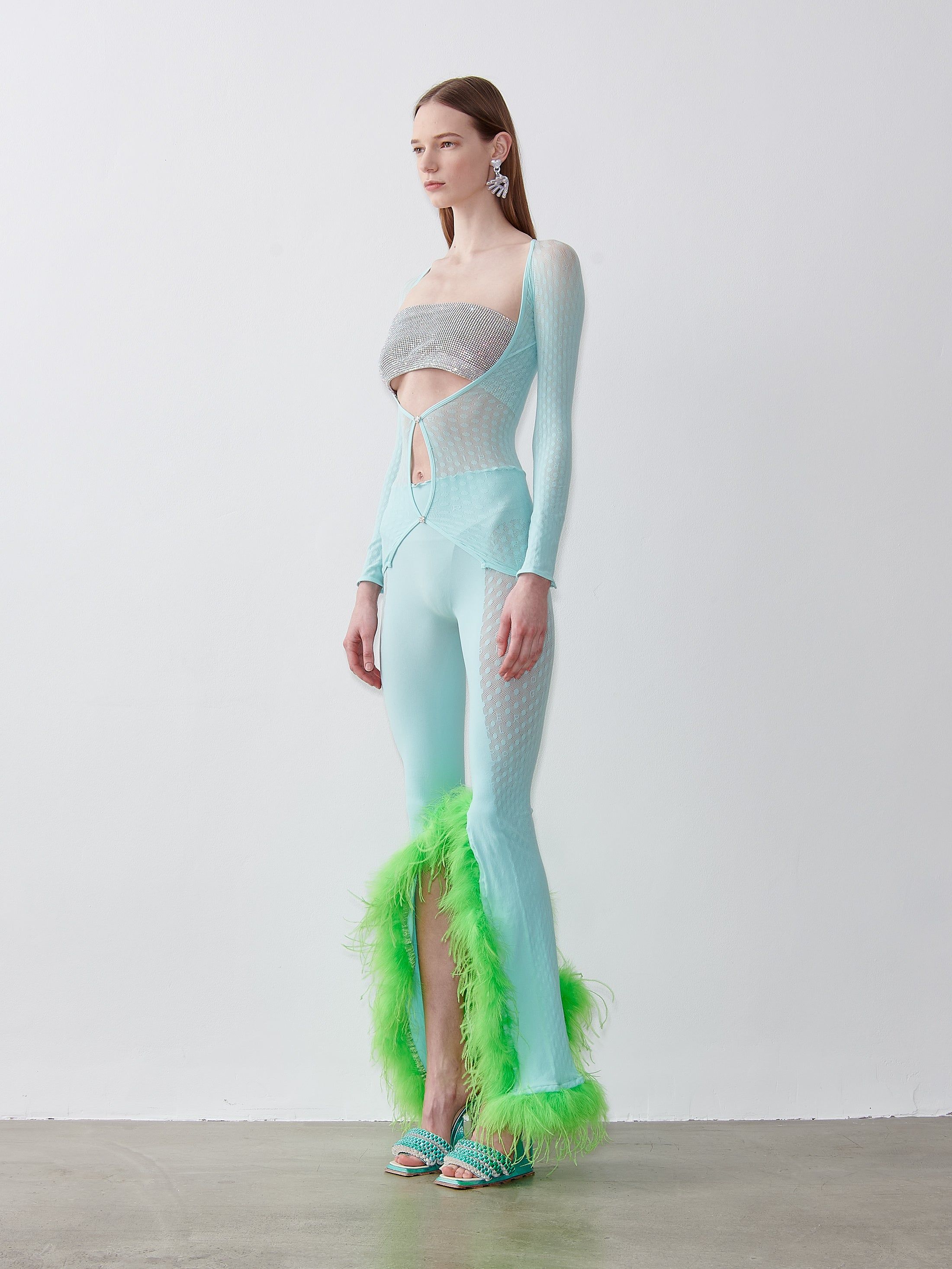 Livia Top Soft Turquoise sold by Poster Girl product image thumbnail 2