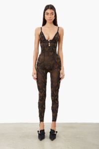 Scarlett Jumpsuit Black/Brown sold by Poster Girl