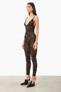 Scarlett Jumpsuit Black/Brown sold by Poster Girl