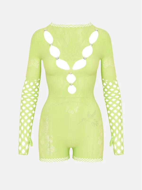River Playsuit Midori Sour sold by Poster Girl