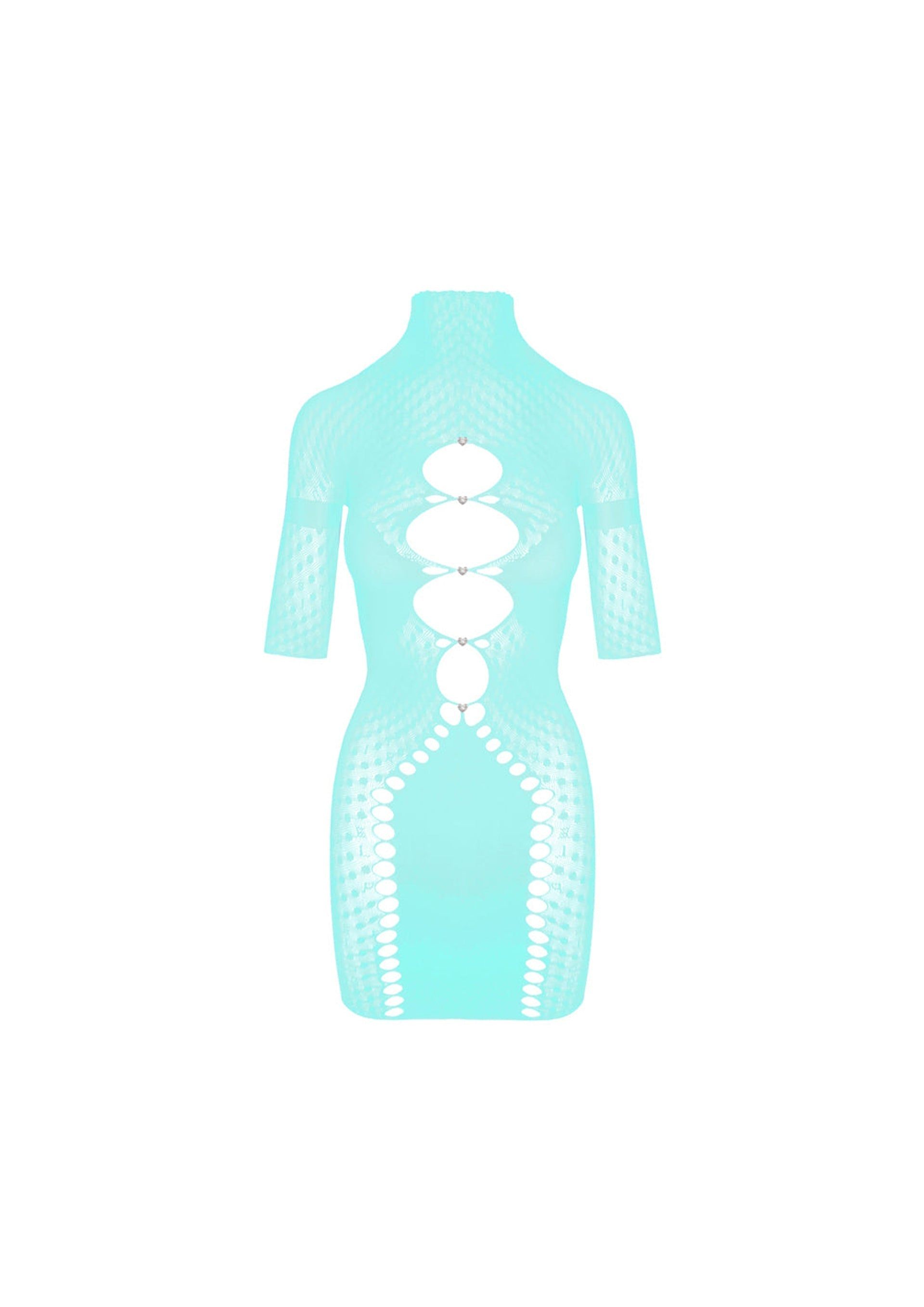 Pandora Dress in Soft Turquoise sold by Poster Girl