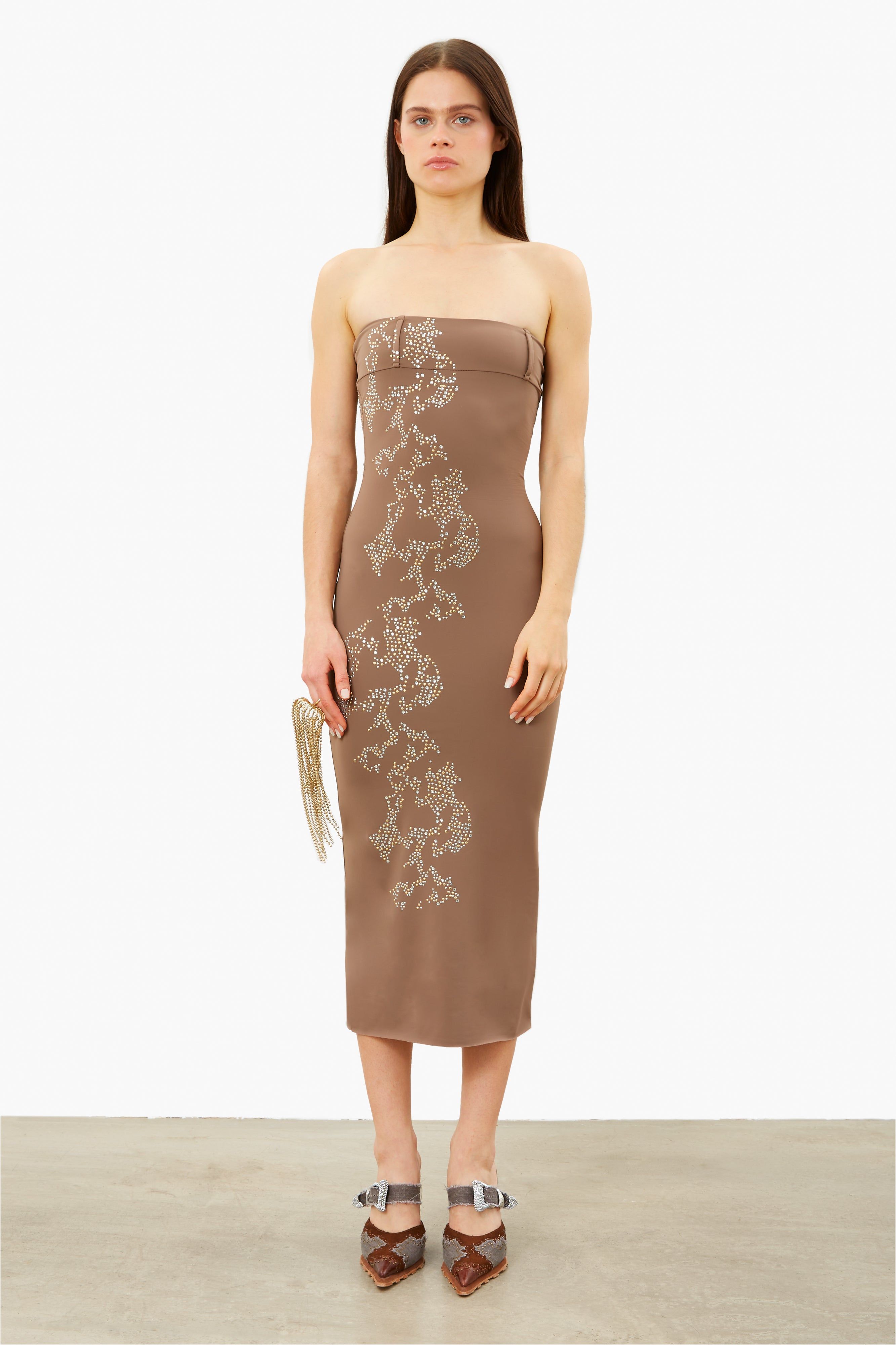 Zahara Dress Tobacco sold by Poster Girl product image thumbnail 2