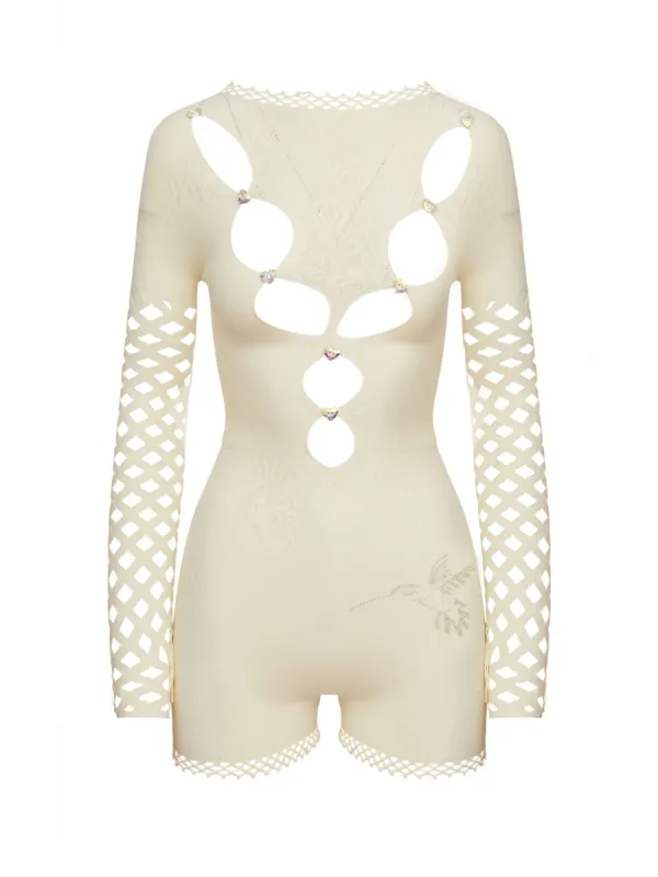 River Playsuit Butter sold by Poster Girl