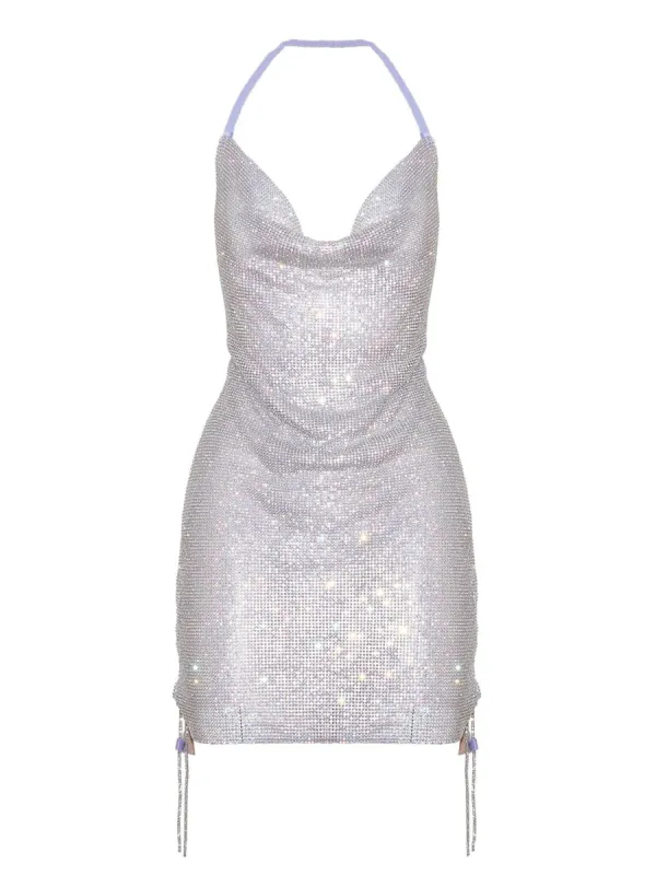 Rhinestoned Zeina Dress Mojito sold by Poster Girl
