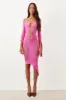 Charlotte Dress Fuchsia sold by Poster Girl