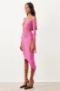 Charlotte Dress Fuchsia sold by Poster Girl