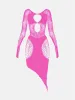 Charlotte Dress Fuchsia sold by Poster Girl