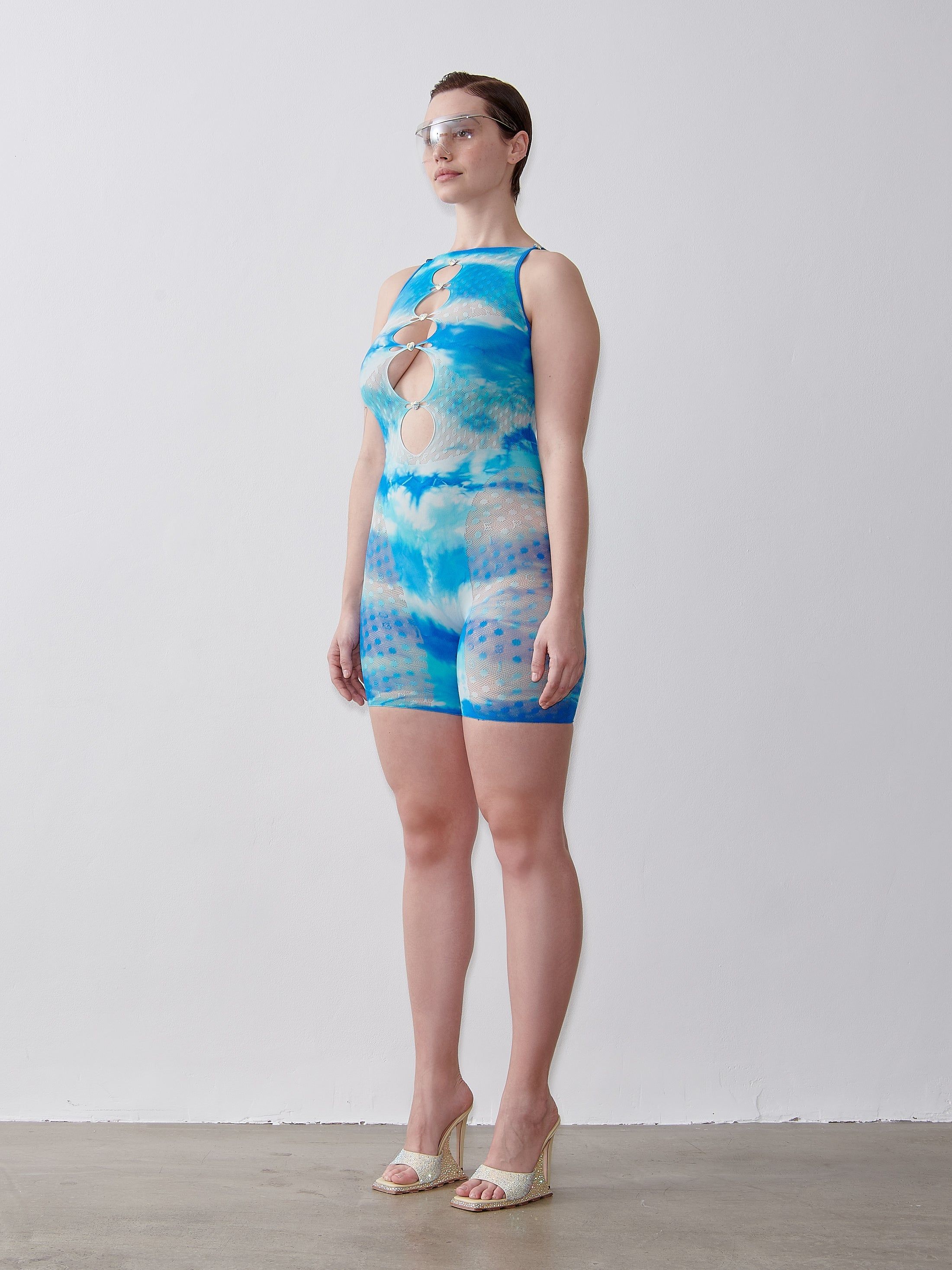 TIE-DYE Jetta Jumpsuit Blue Lagoon sold by Poster Girl product image thumbnail 3