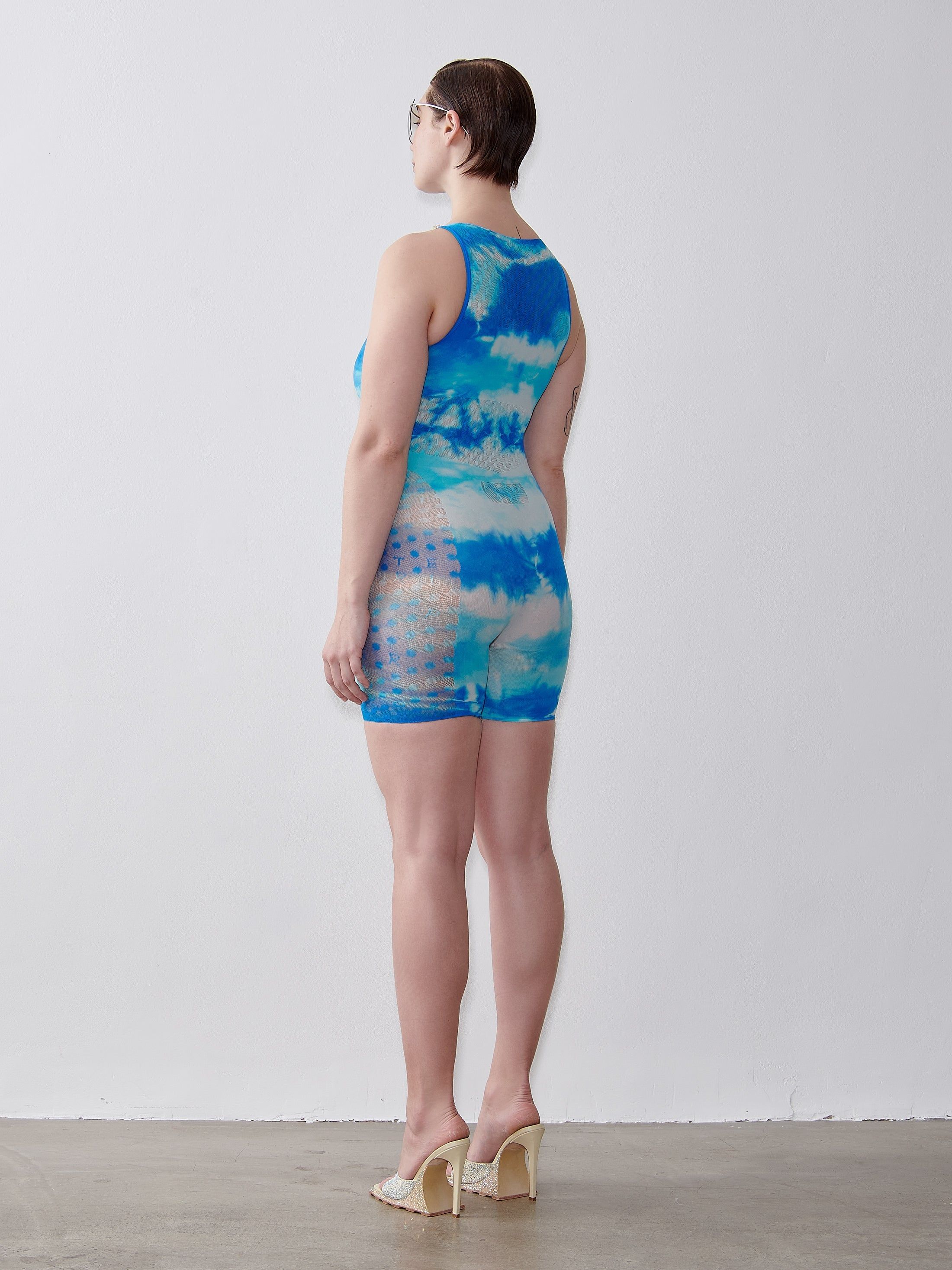 TIE-DYE Jetta Jumpsuit Blue Lagoon sold by Poster Girl product image thumbnail 4
