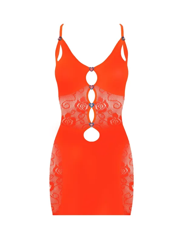 Megan Dress Chilli sold by Poster Girl