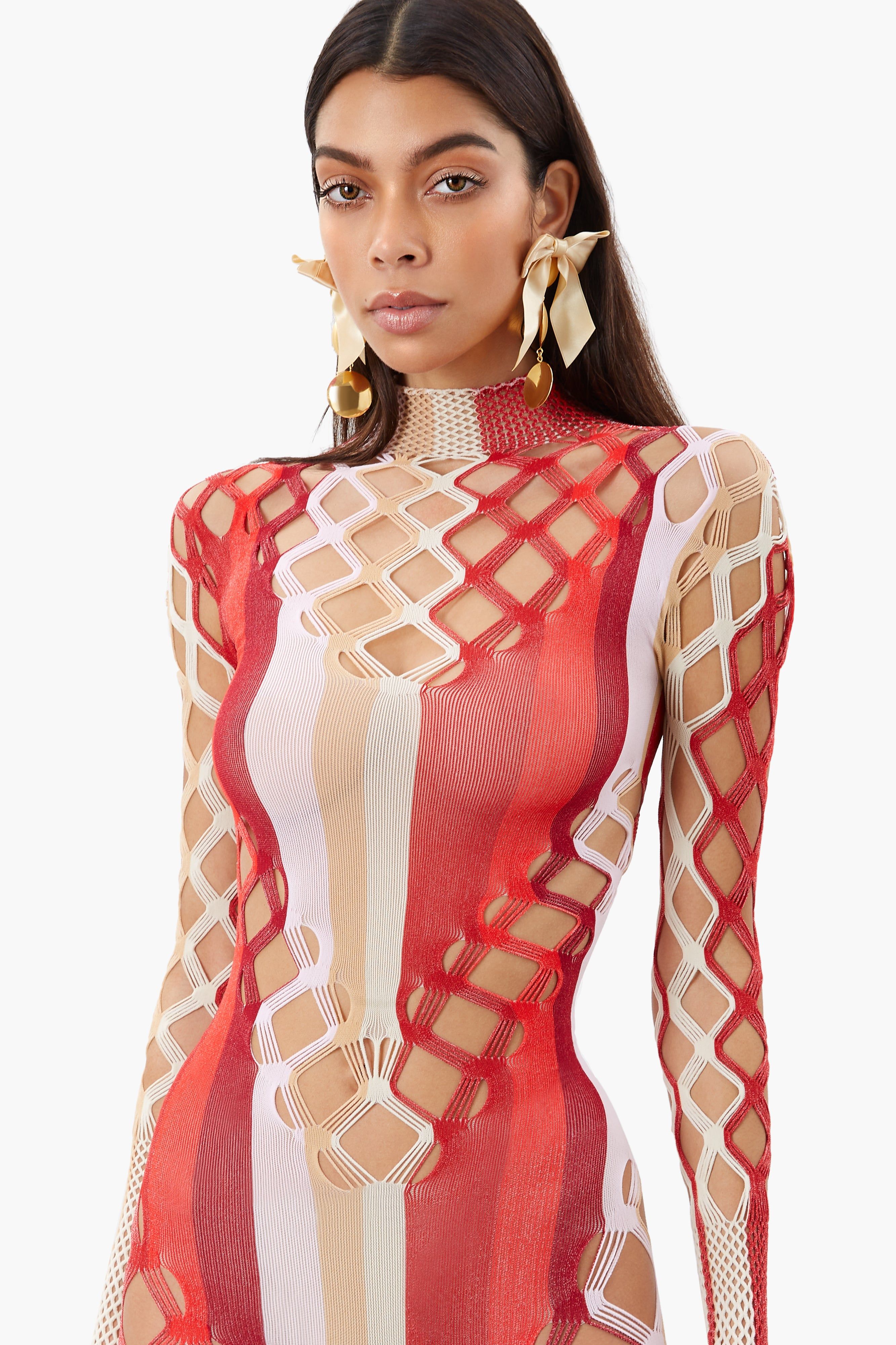 Bounty Playsuit Burgundy Stripe sold by Poster Girl product image thumbnail 3