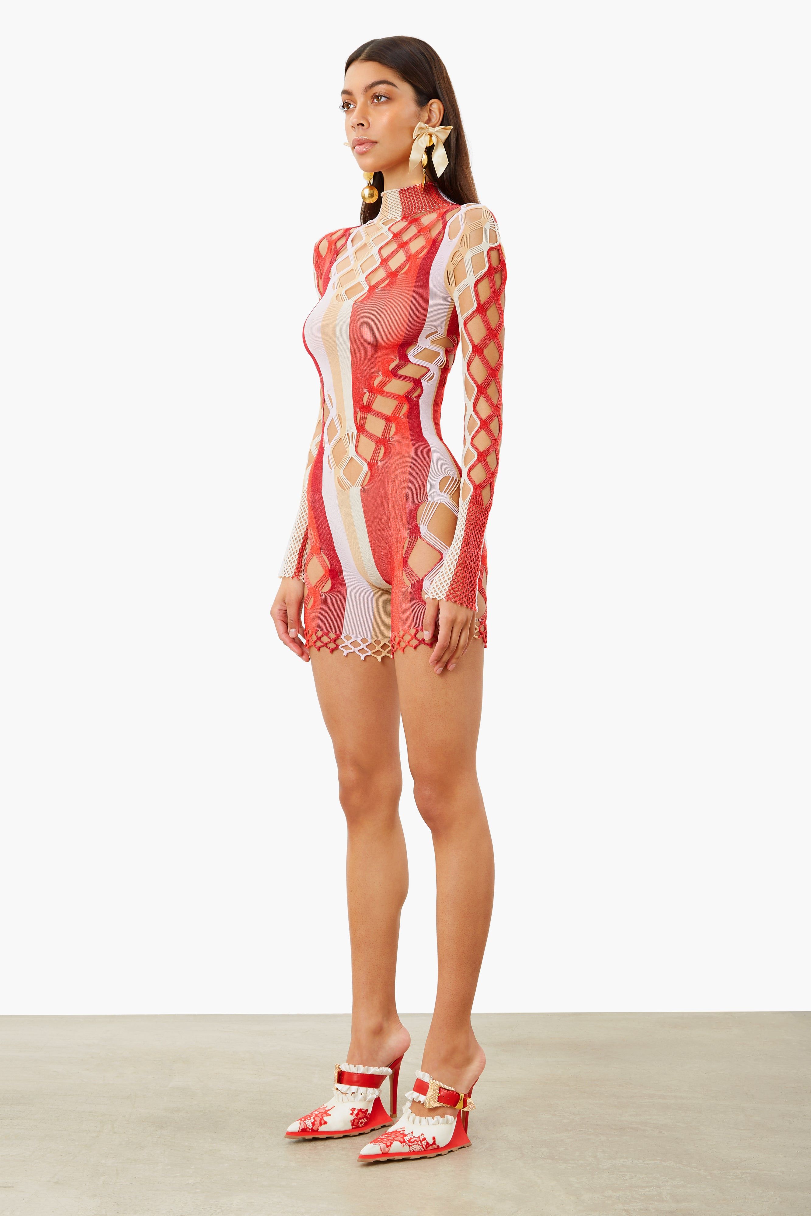 Bounty Playsuit Burgundy Stripe sold by Poster Girl product image thumbnail 4