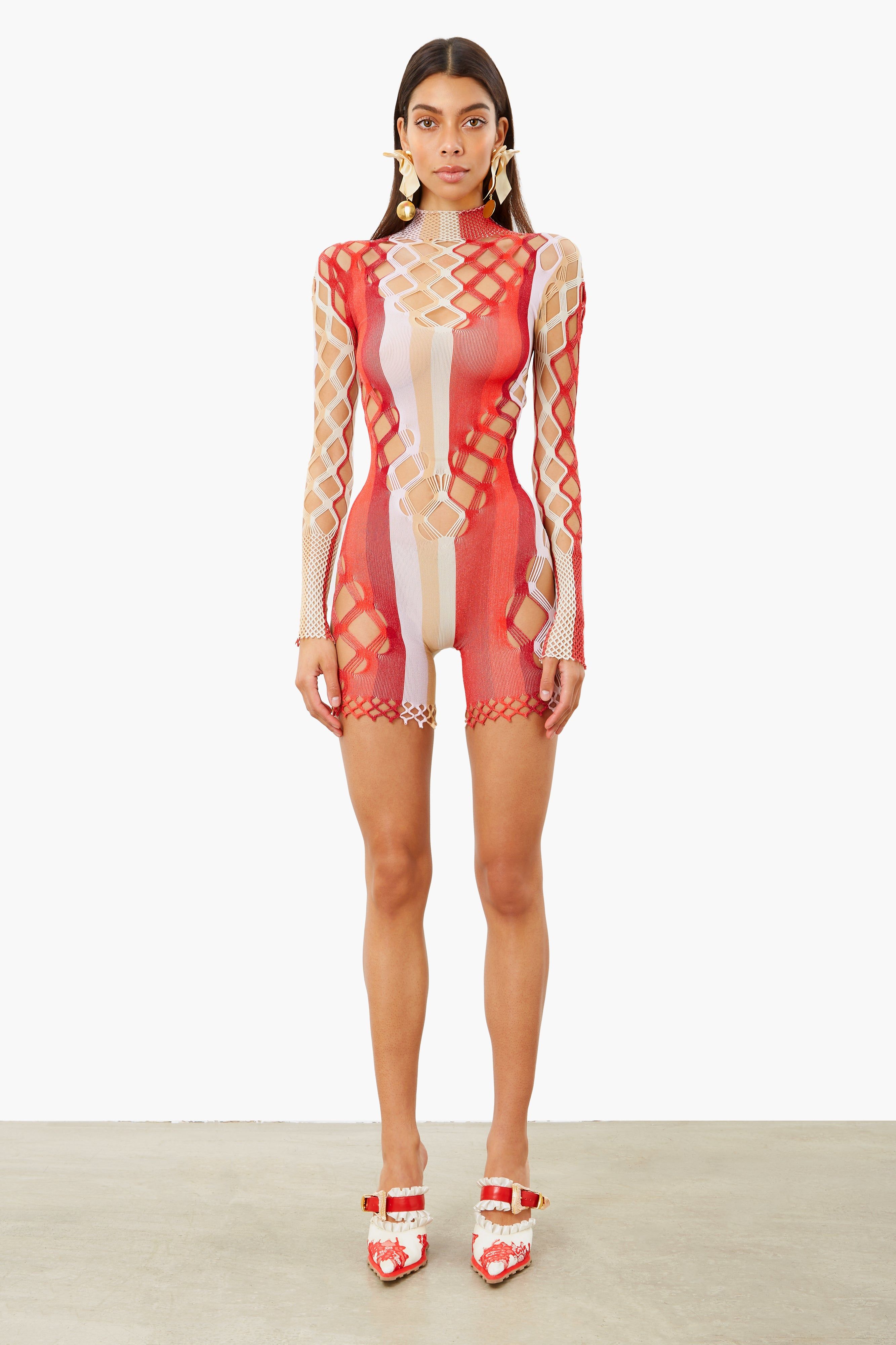 Bounty Playsuit Burgundy Stripe sold by Poster Girl product image thumbnail 2