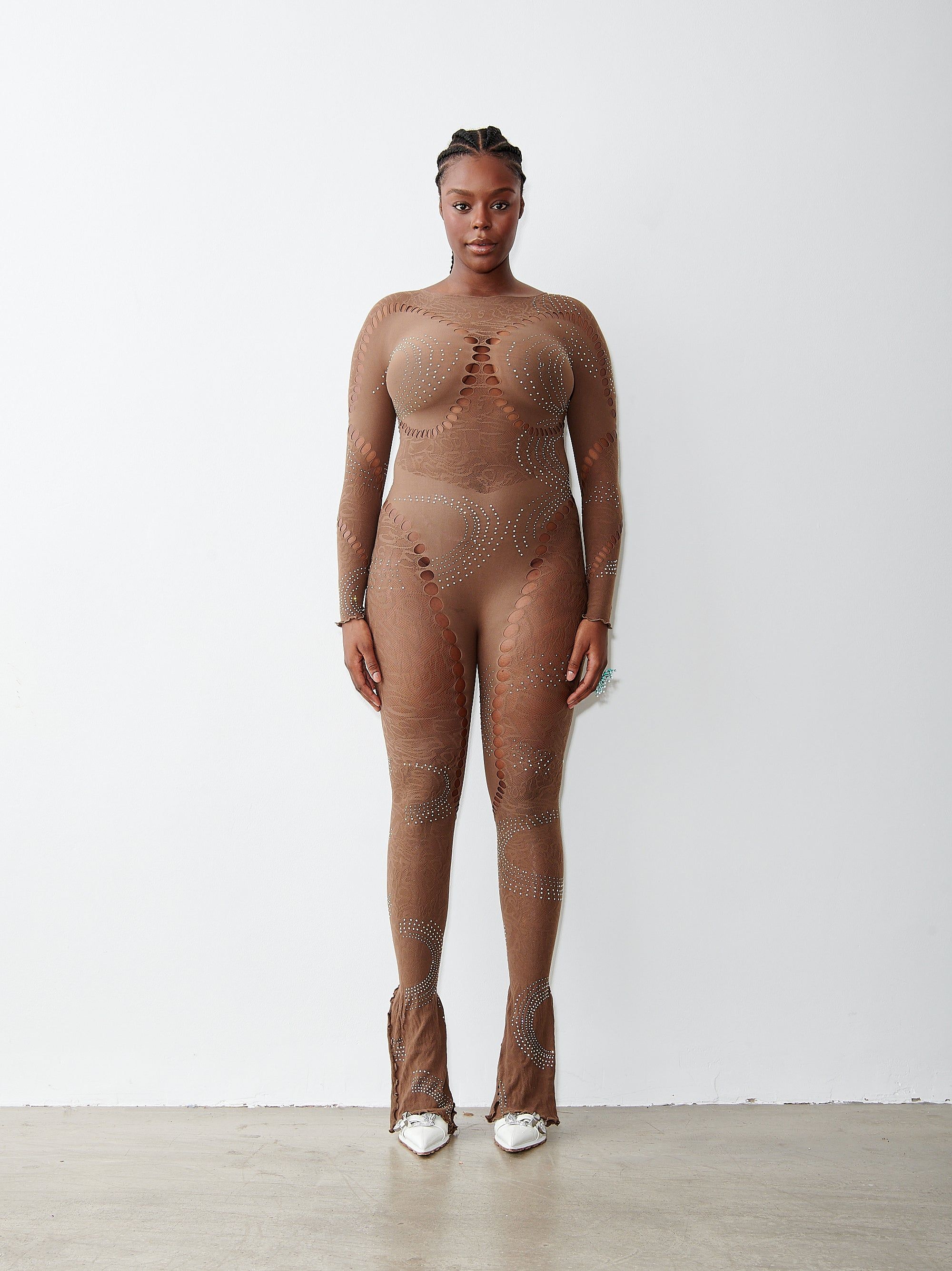 Rhinestoned Kai Jumpsuit Kahlua sold by Poster Girl product image thumbnail 2