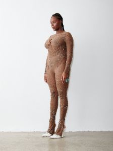 Rhinestoned Kai Jumpsuit Kahlua sold by Poster Girl