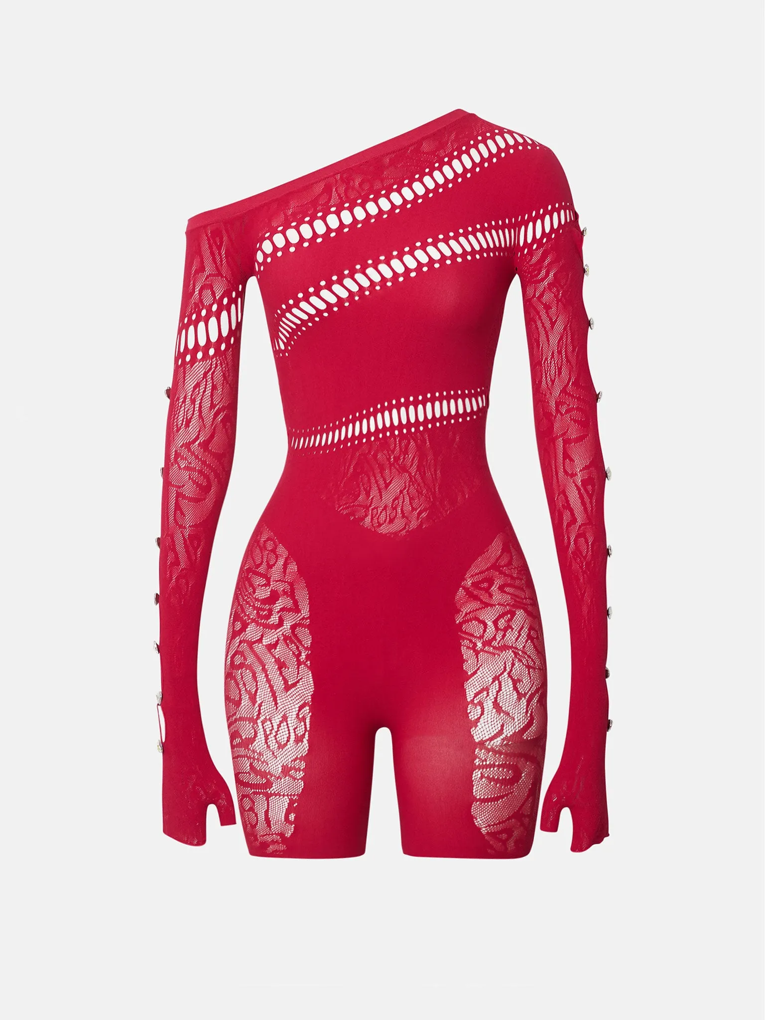 Ivy Jumpsuit Red sold by Poster Girl