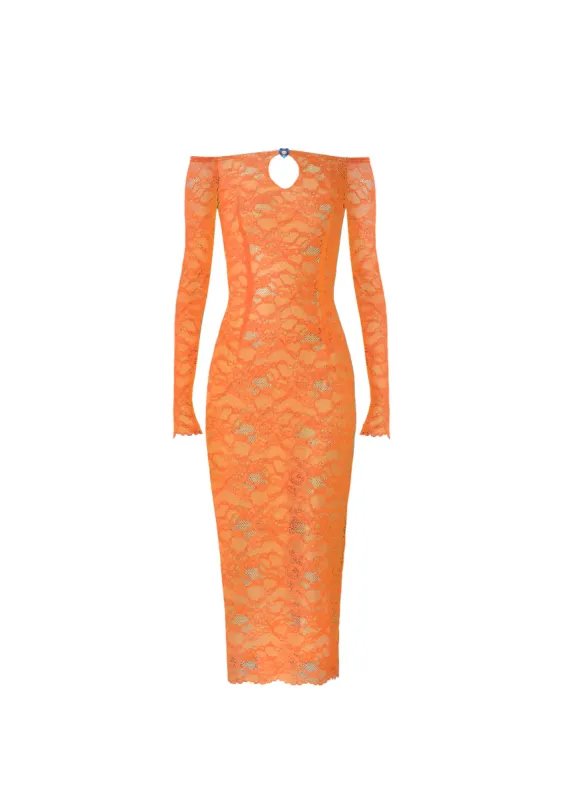Marcie Dress Aperol Spritz sold by Poster Girl