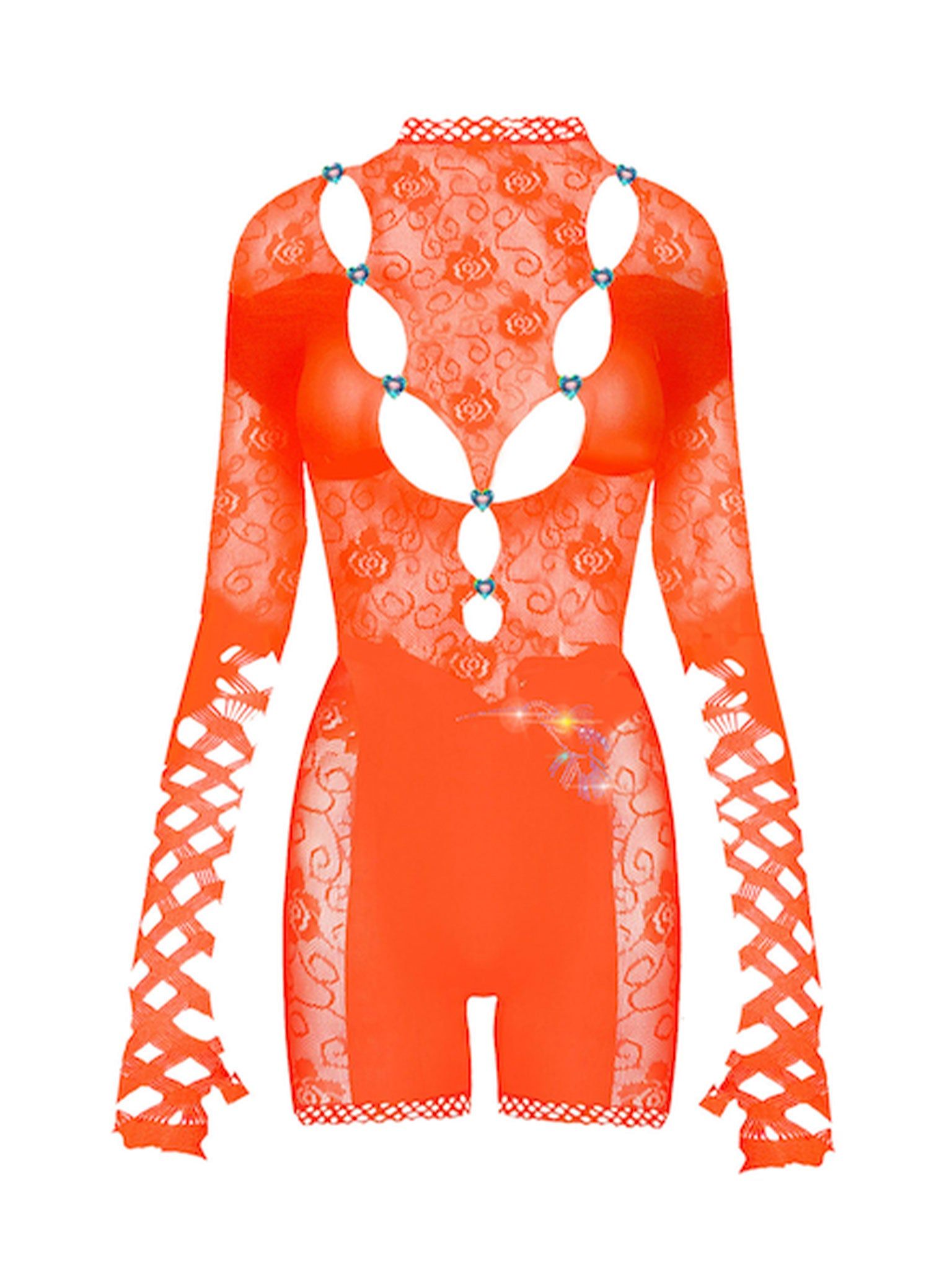 River Playsuit Chilli sold by Poster Girl