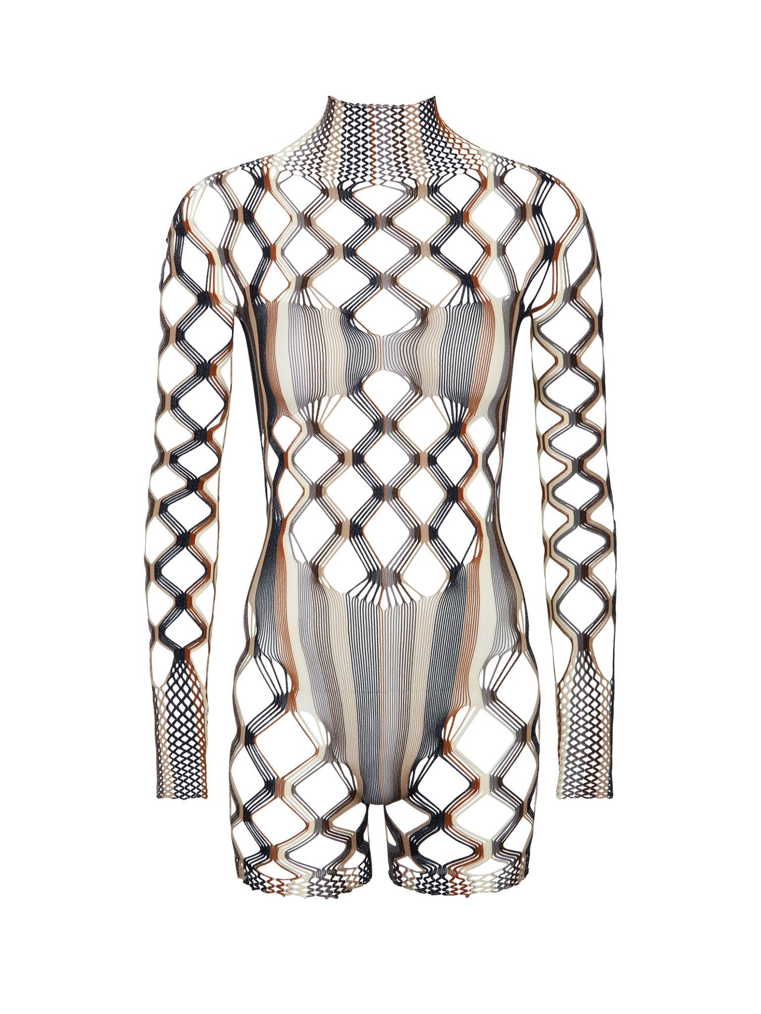 Dollar Playsuit Oyster Stripe sold by Poster Girl