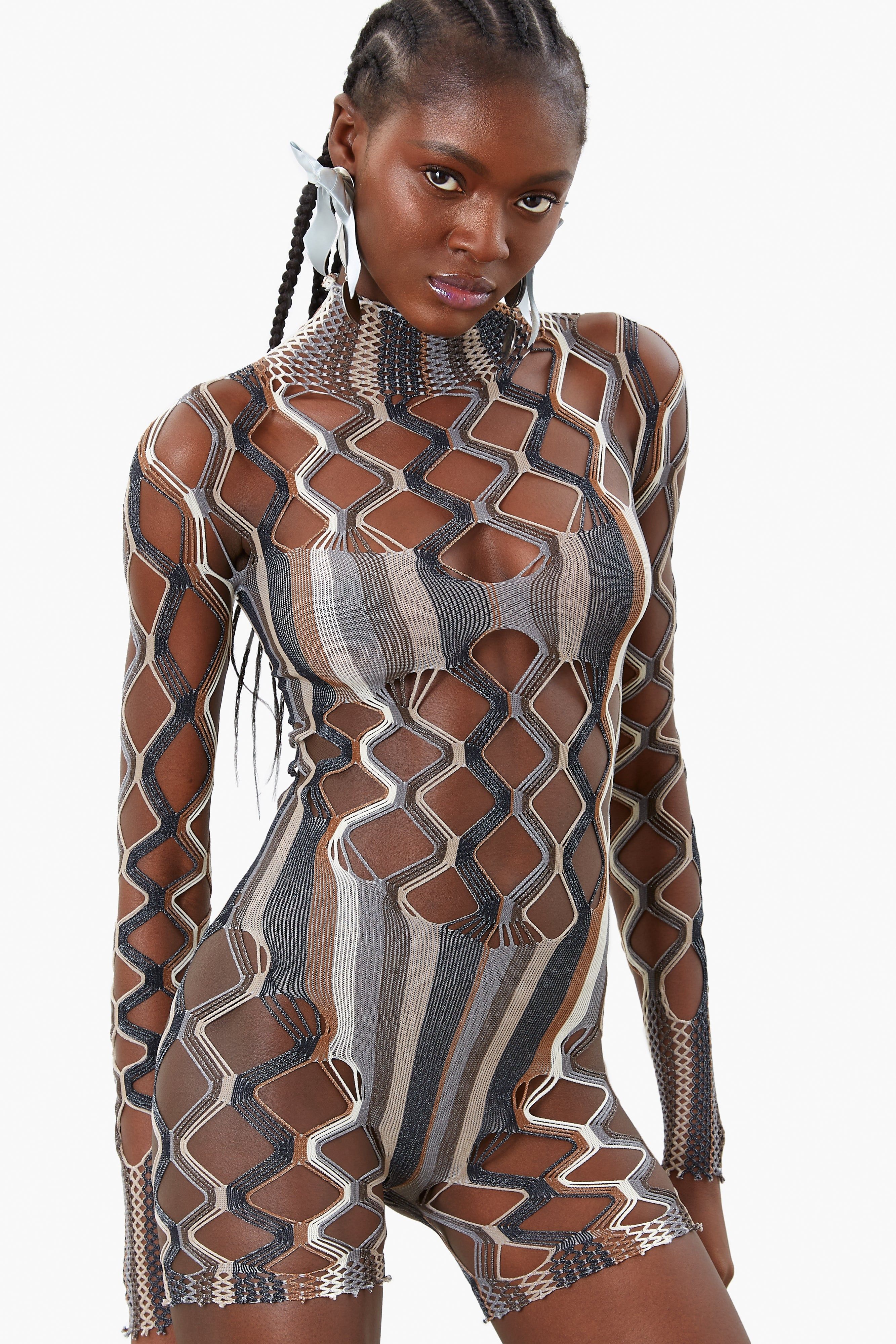 Dollar Playsuit Oyster Stripe sold by Poster Girl product image thumbnail 3