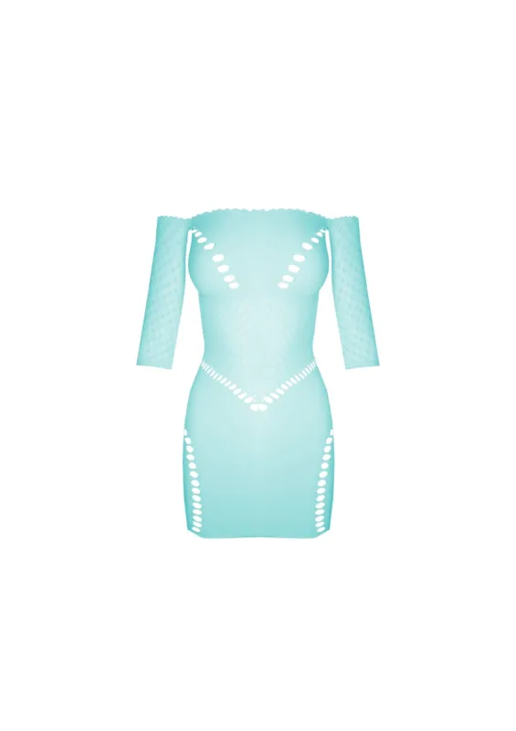 Lexi Dress Soft Turquoise sold by Poster Girl