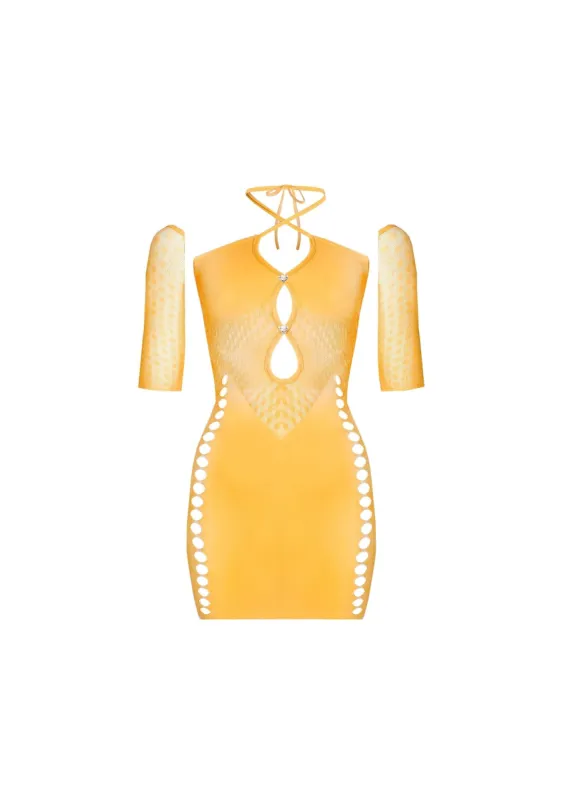 Janna Dress Papaya sold by Poster Girl