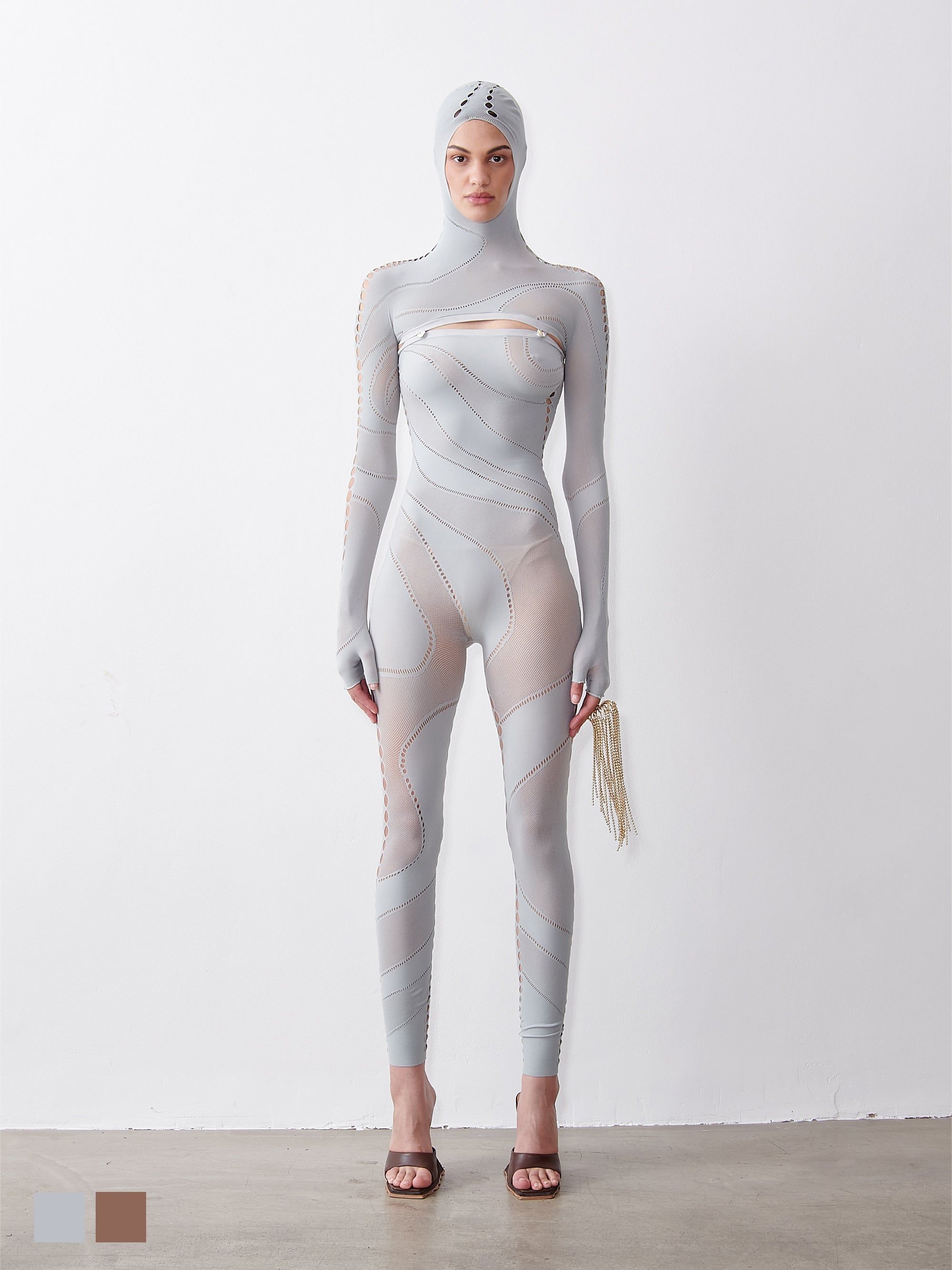 Ecstasy Jumpsuit Smoke sold by Poster Girl product image thumbnail 3