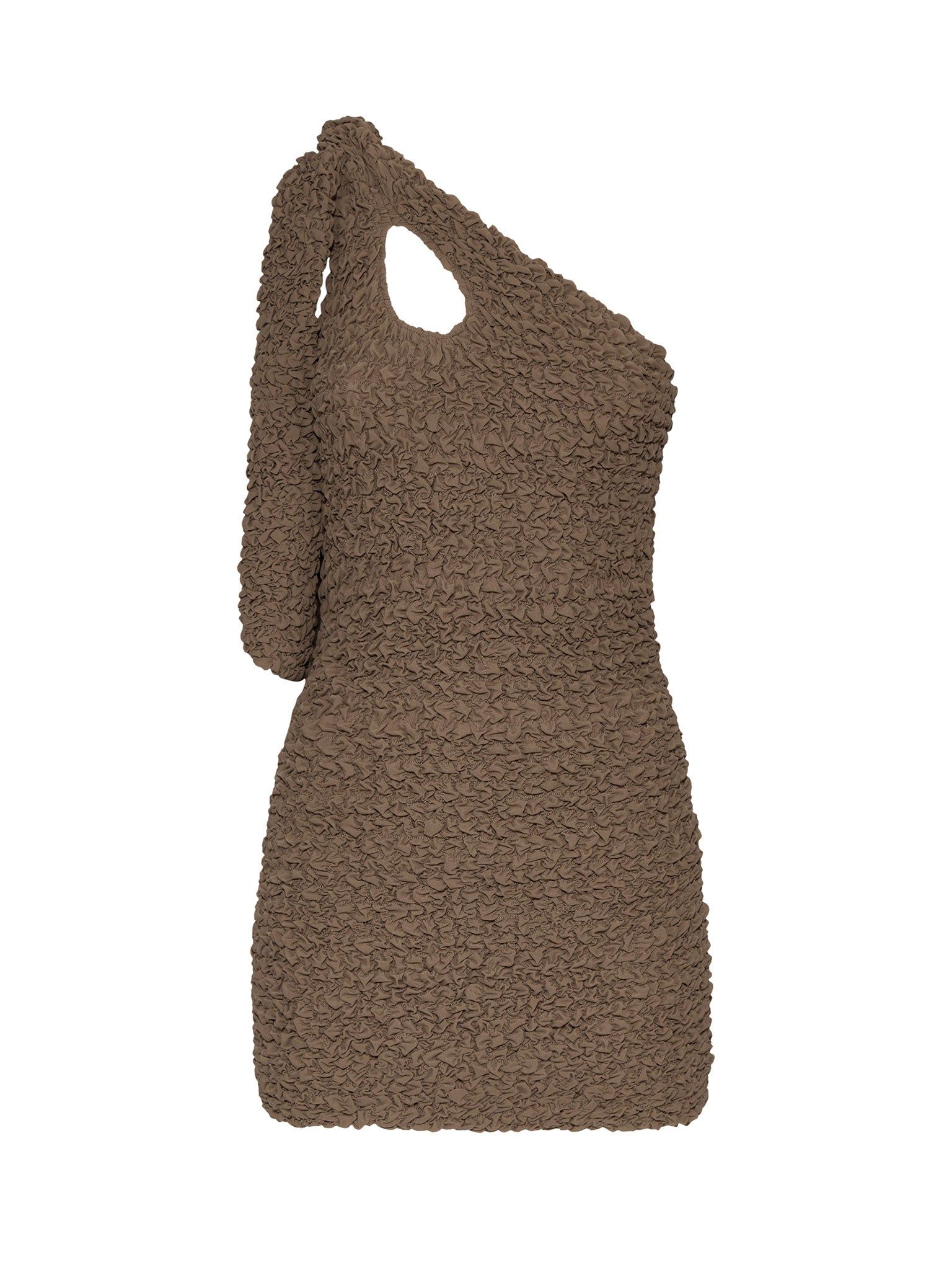 Claudia Dress Coffee sold by Poster Girl