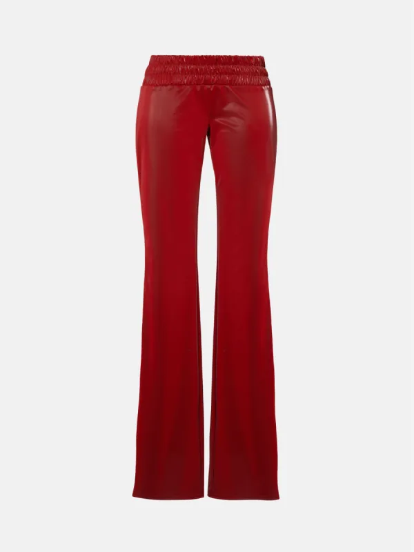 League Tracksuit Bottoms Red sold by Poster Girl
