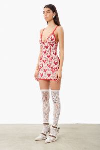Scarlett Dress Red sold by Poster Girl