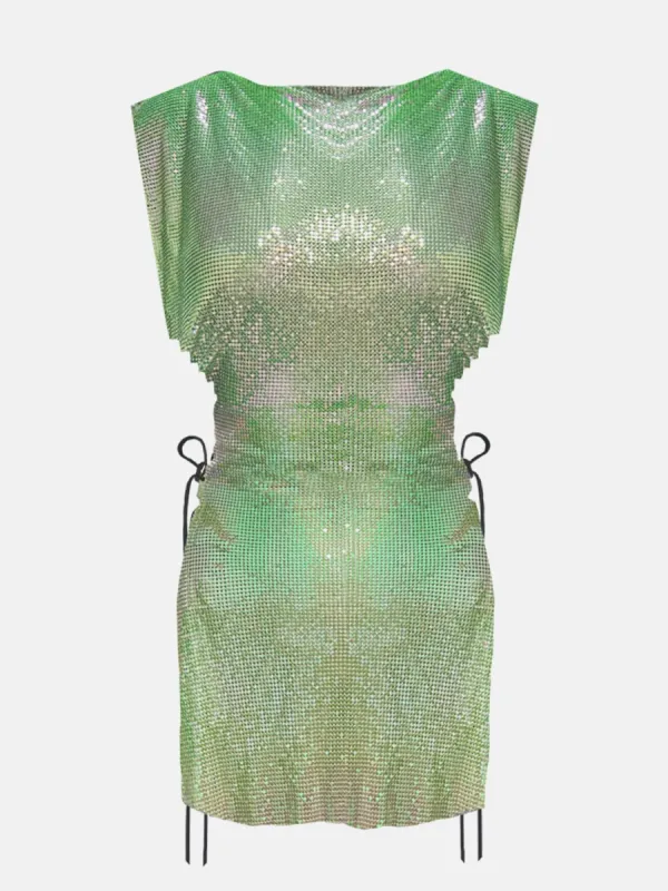 Bamm Bamm Mini Dress Ultra Serpentine sold by Poster Girl